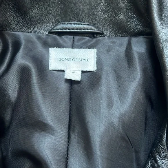 ✨HP✨ Song of Style Davi Leather Jacket - Picture 6 of 10